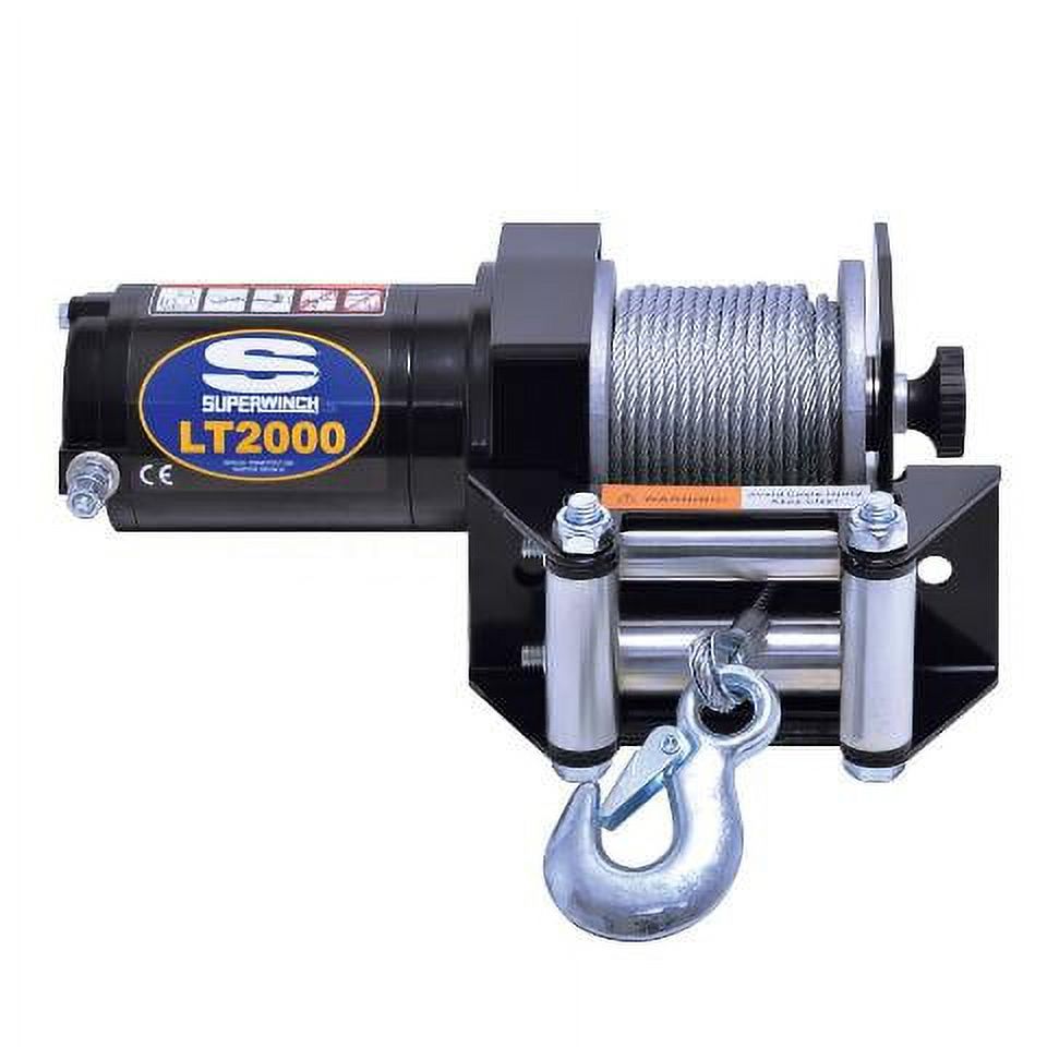 Superwinch 2000 LBS 12 VDC 5/32in x 49ft Steel Rope LT2000 Winch - image 1 of 8
