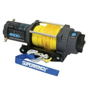 Superwinch 4500 LBS 12V DC 1/4in x 50ft Synthetic Rope Terra 4500SR Winch - Gray Wrinkle - 1145270