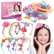 Superwinky DIY Headbands Making Kit for Girls, Hair Accessories Set for Girls 8-12, Arts and Crafts for Kids Ages 4-6, Birthday Gifts for 6 7 8 9 10 Year Old Girls