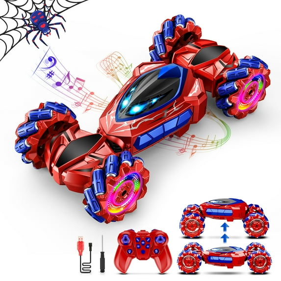 Superwinky Twist Battery-Powered RC Spider Car, Red