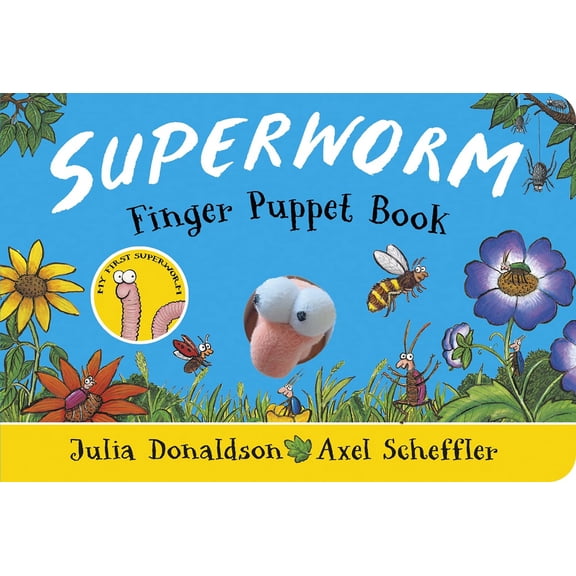 Superworm Finger Puppet Book - The Wriggliest, Squiggliest Superhero Ever!