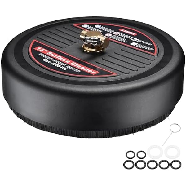 Superwum 13" Pressure Washer Surface Cleaner Black Surface Cleaner for
