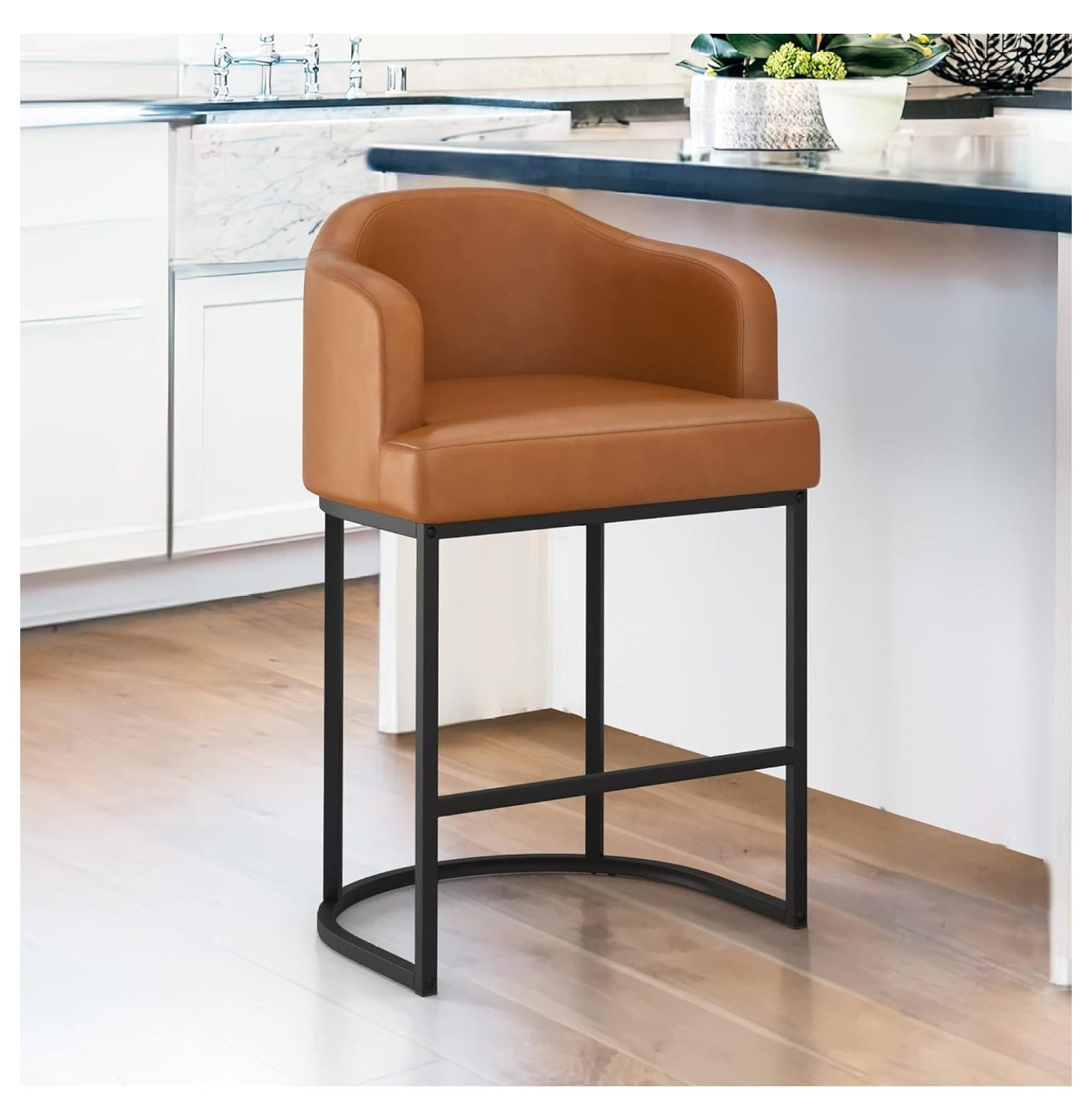 Superwum 27" H Counter Height Bar Stools, Modern Counter Stools with