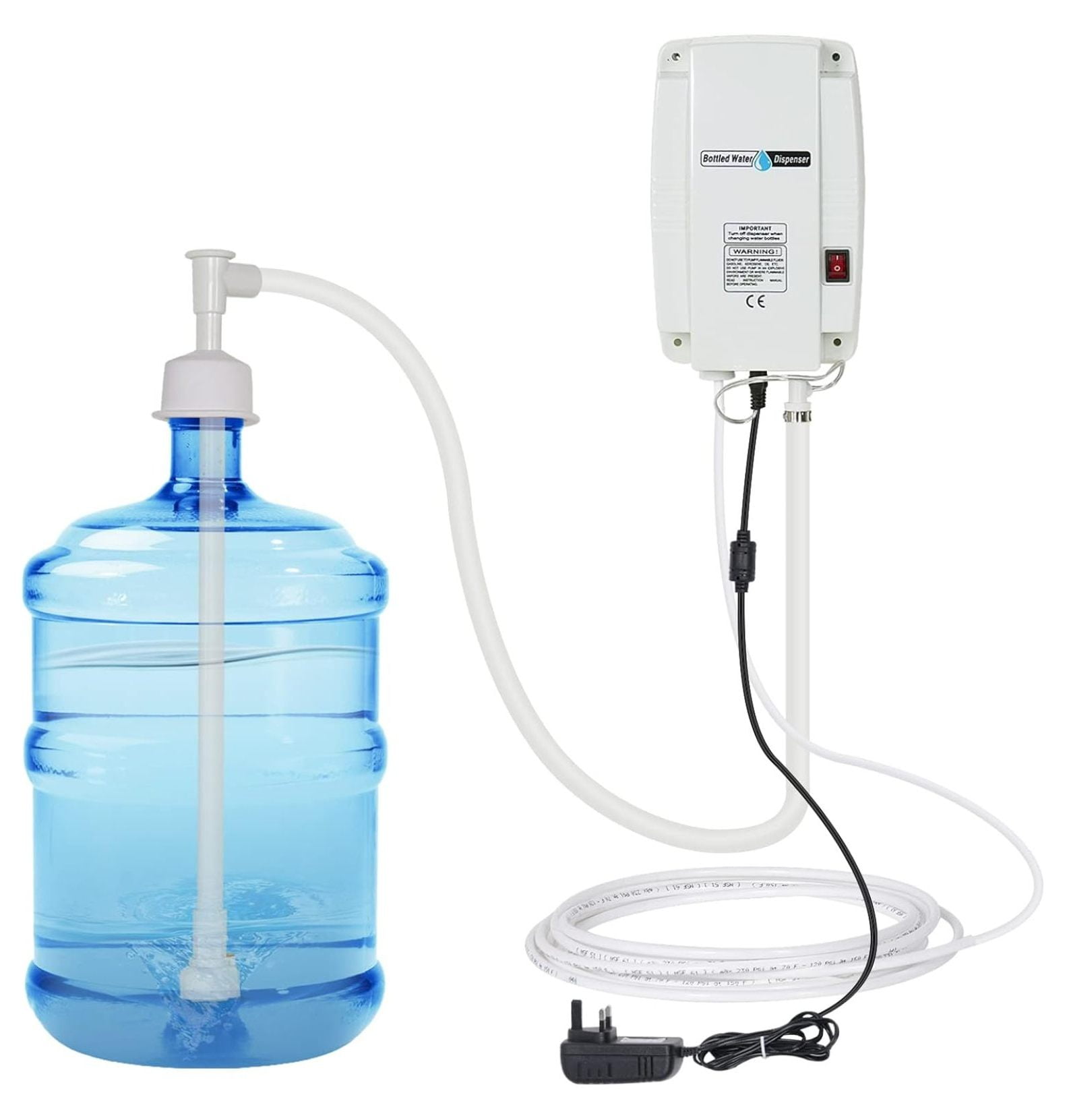 Superwum Bottled Water Dispenser Pump System with Single Inlet, 110V