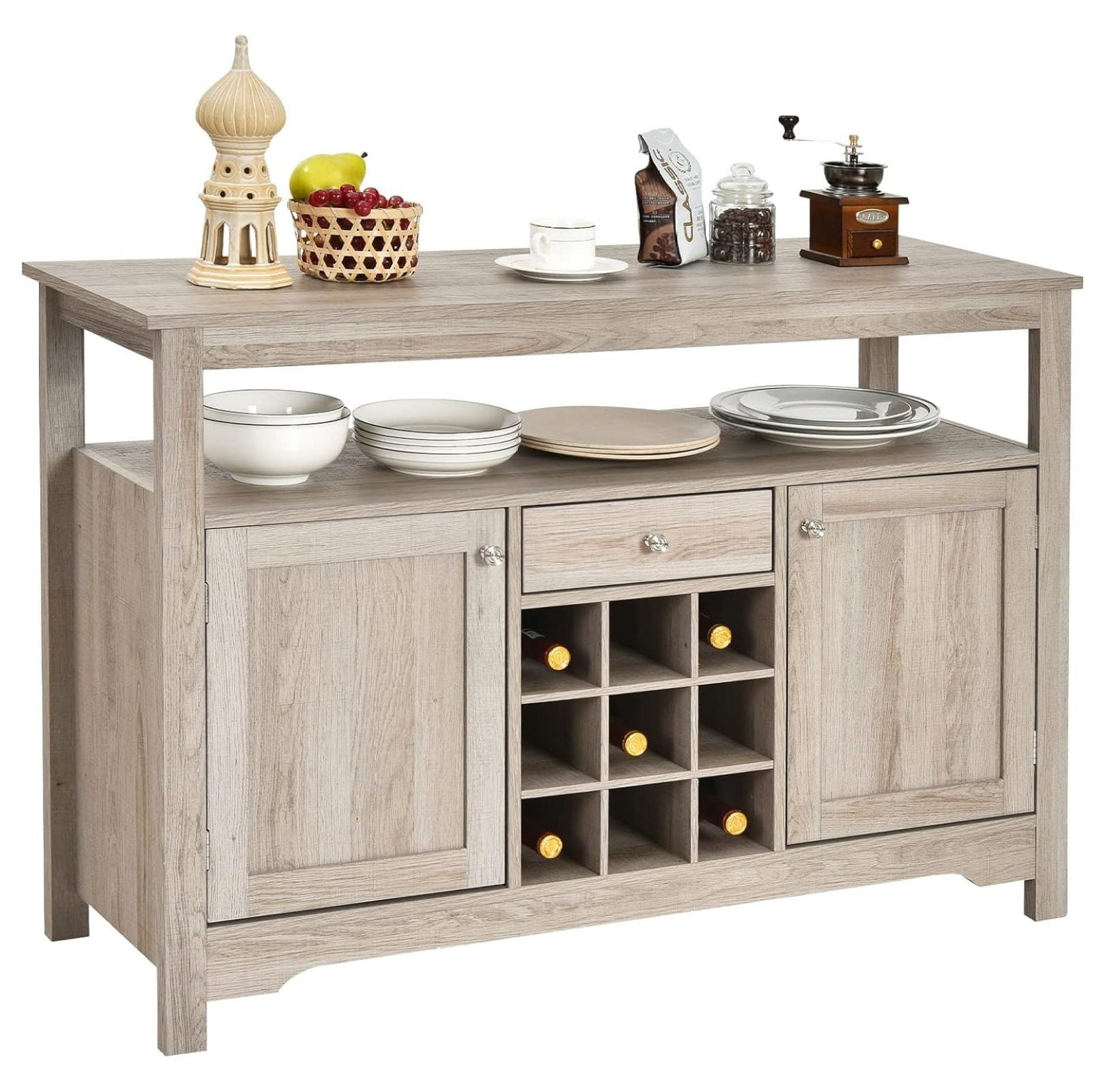 Superwum Buffet Storage Sideboard, Server Console Table
