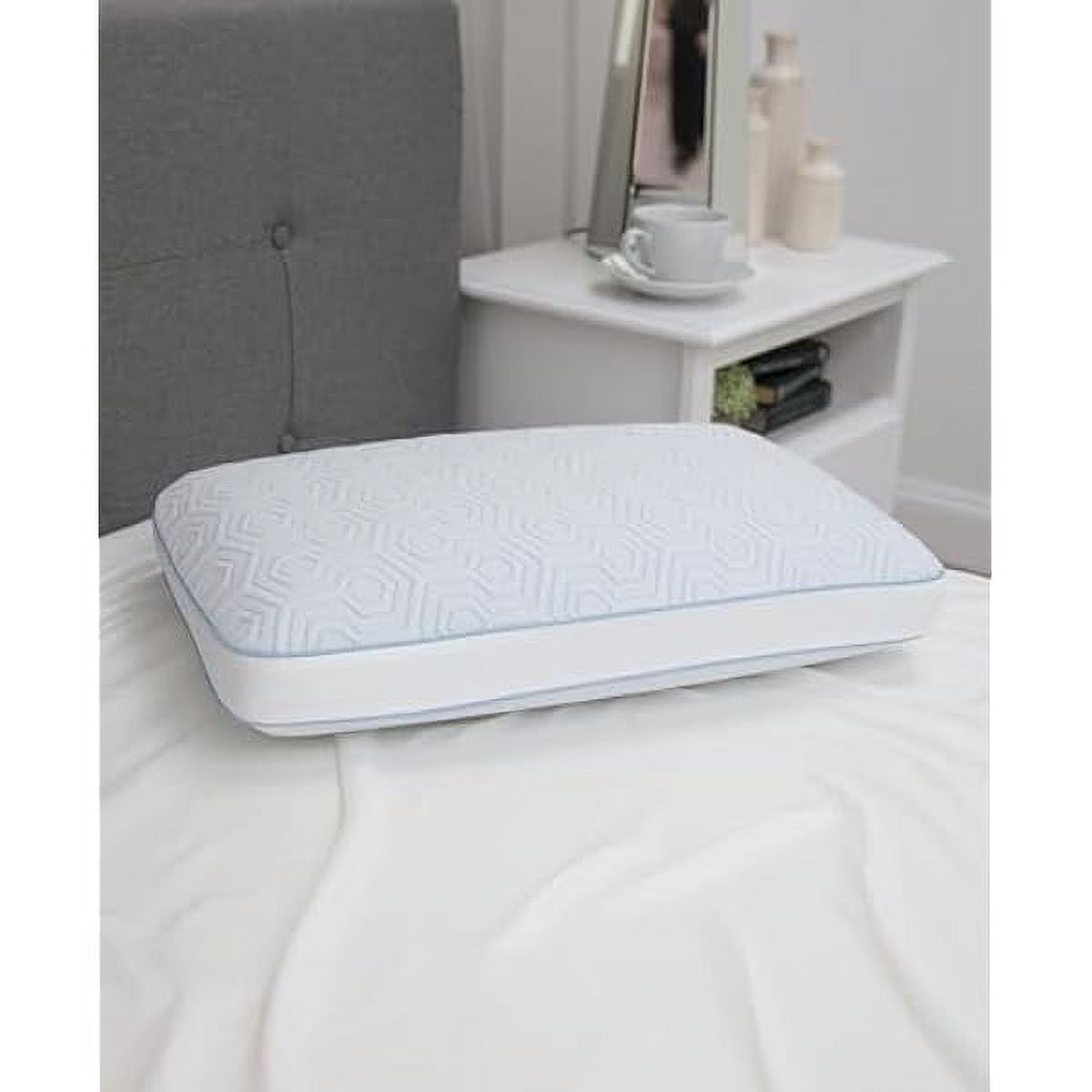 Superwum Gel Cooling Arctic Gusset Memory Foam Pillow - White, Premium ...