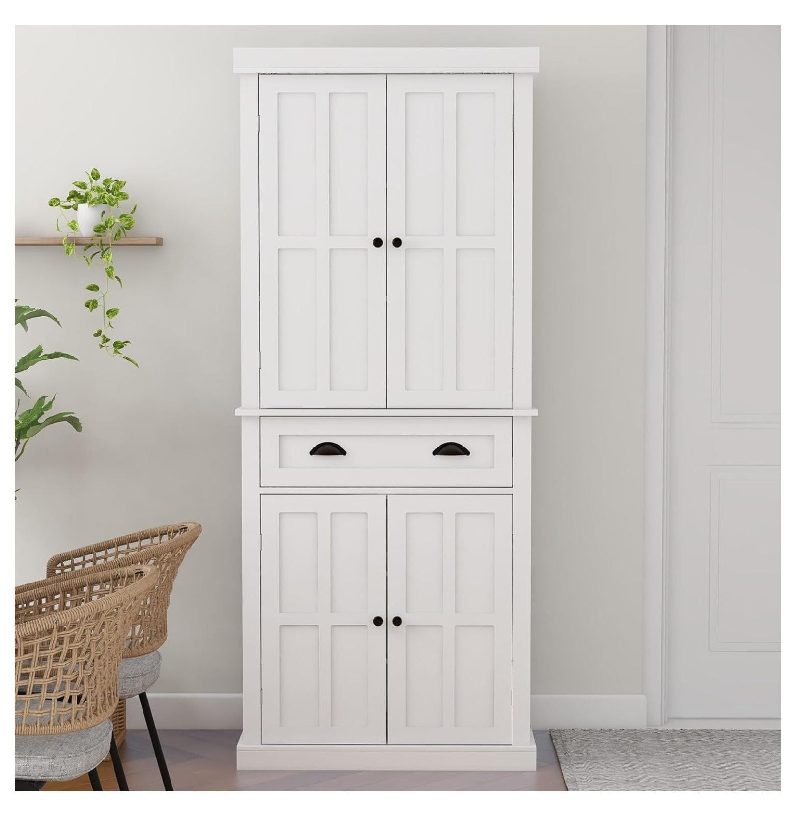 Superwum Kitchen Pantry 72" Freestanding Pantry Storage