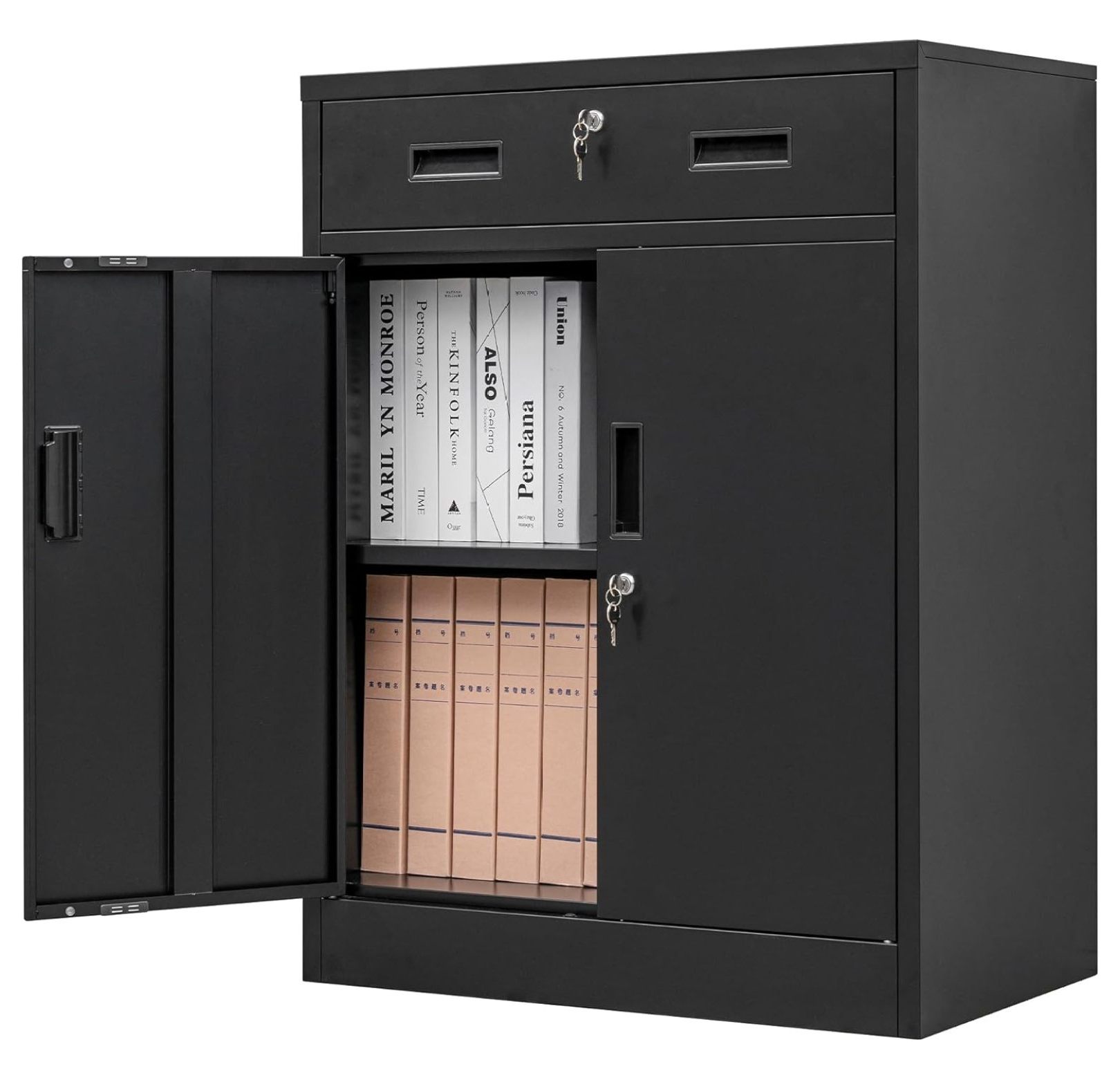 Superwum Metal Storage with Lock, 36" Garage Storage