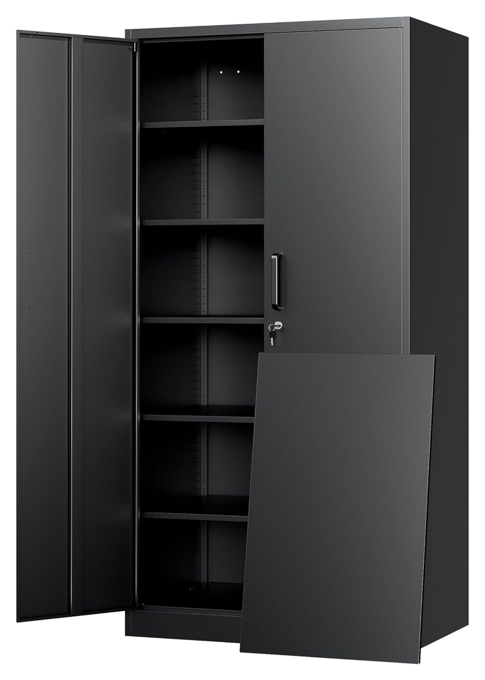 Superwum Metal Storage with Lock 72" Garage Storage