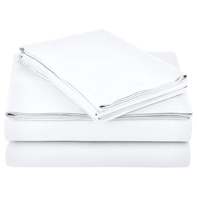 Superwum Microfiber RV Sheet Sets, 32x79 Bunk, White Solid, Bed Sheets