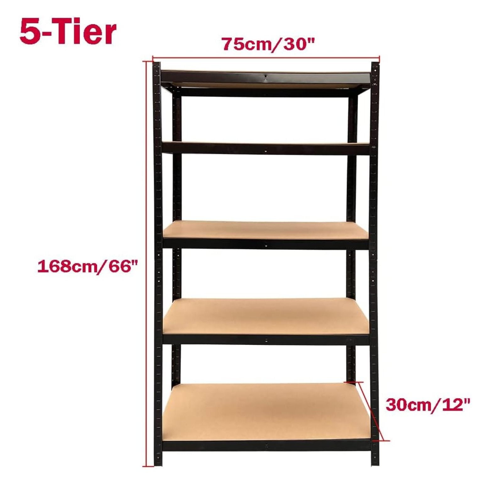 Superwum Storage Shelving Unit Garage Shelves Heavy Duty Metal Rack 30 ...