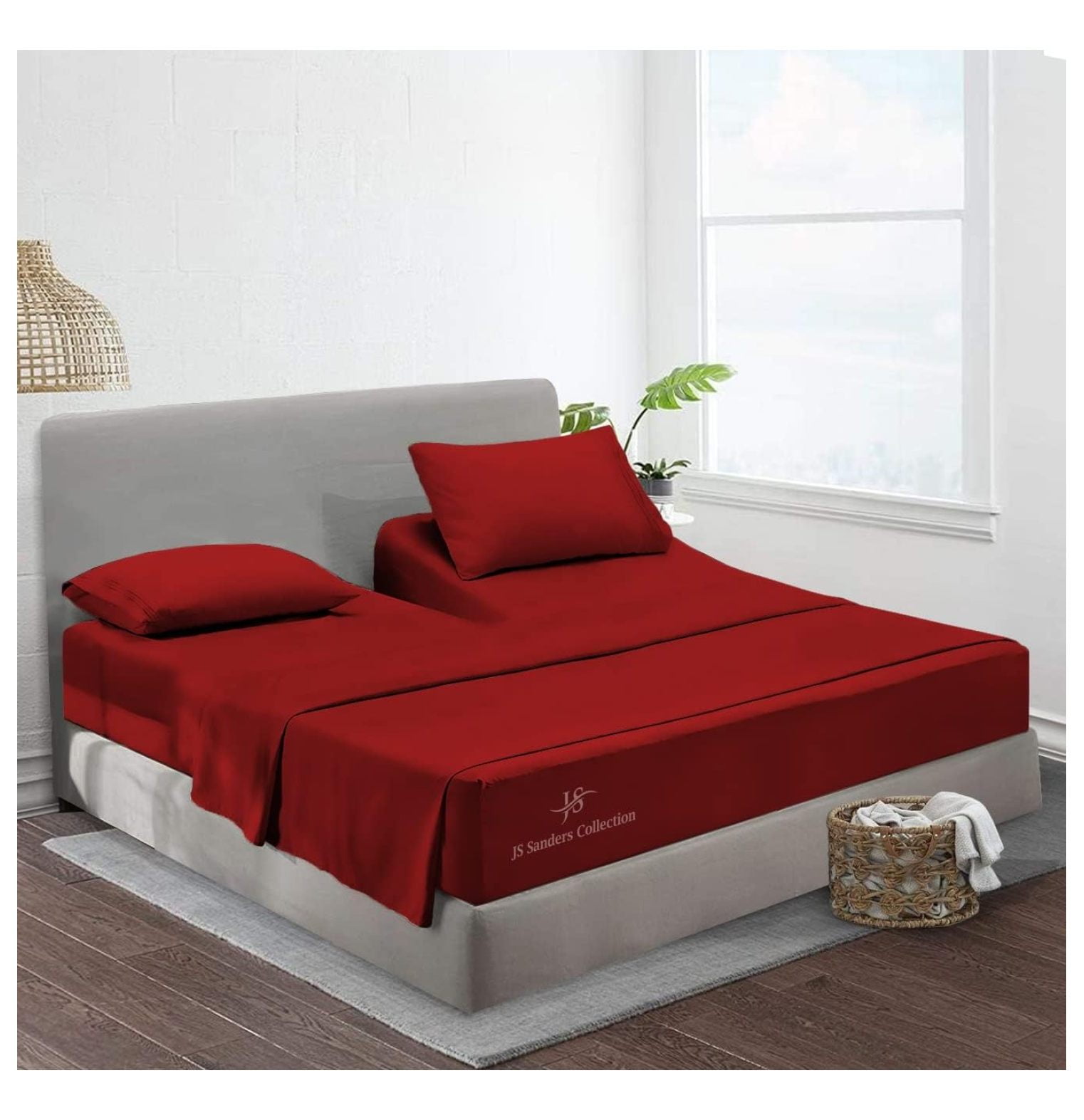 Superwum Top Split King Sheets Sets for Adjustable beds, Half Split