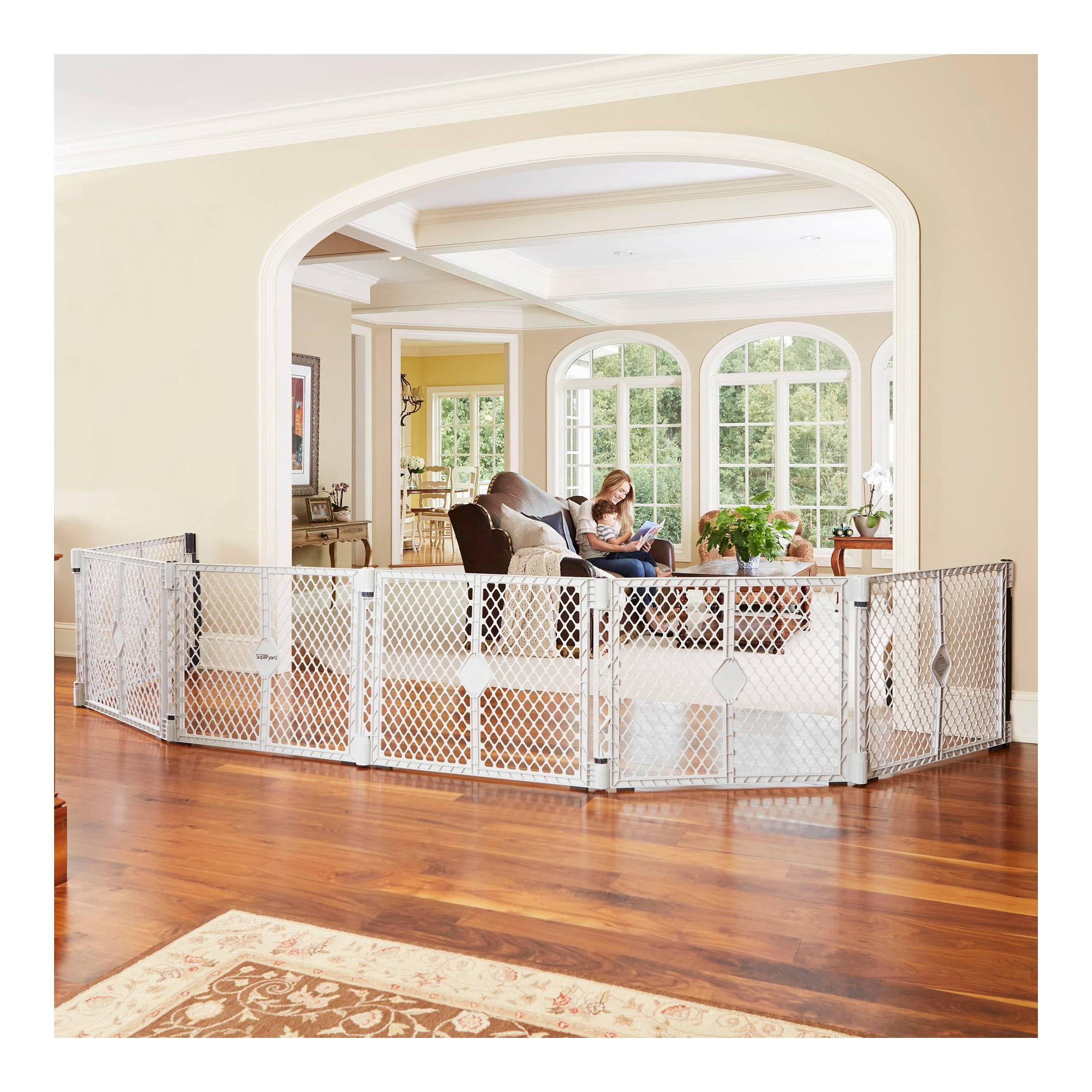 Superyard Duo Extra-Wide Gate and Playard