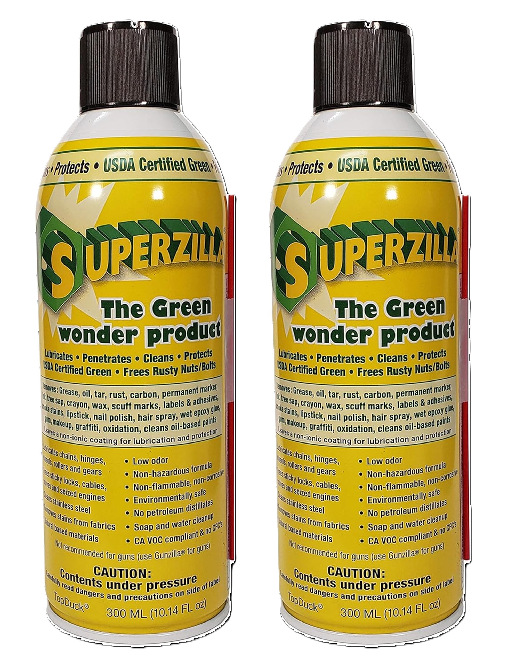 Superzilla Aerosol Can The Green Wonder Product Cleaner, Lubricant