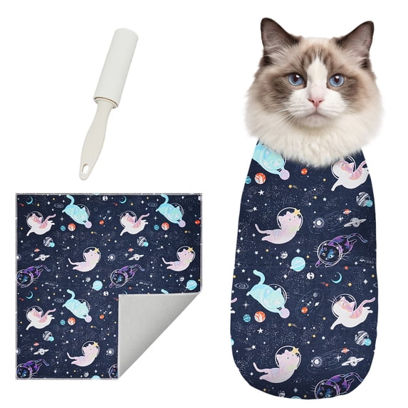 Cat Grooming Wrap for Nail Trimming, Anti-Scratch Restraint Bag, Safe Cat Nail Clipping Helper