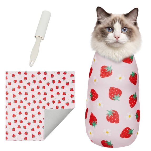 Cat Grooming Wrap for Nail Trimming, Anti-Scratch Restraint Bag, Safe Cat Nail Clipping Helper