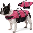 thumbnail image 1 of Supet Ripstop Dog Life Jacket, Durable Pet Flotation Vest with Adjustable Straps and Rescue Handle for Dogs Swimming, Boating and Water Activities, 1 of 8