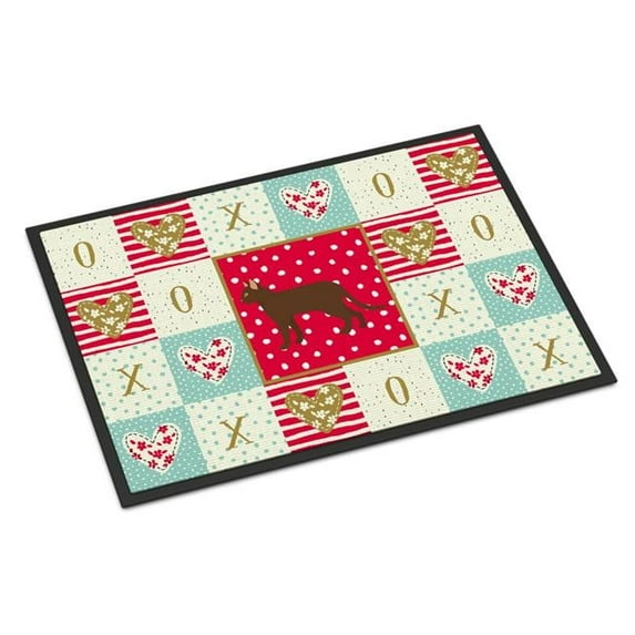 Carolines Treasures Suphalak Cat Love Indoor or Outdoor Mat 24x36 doormats, Multicolor