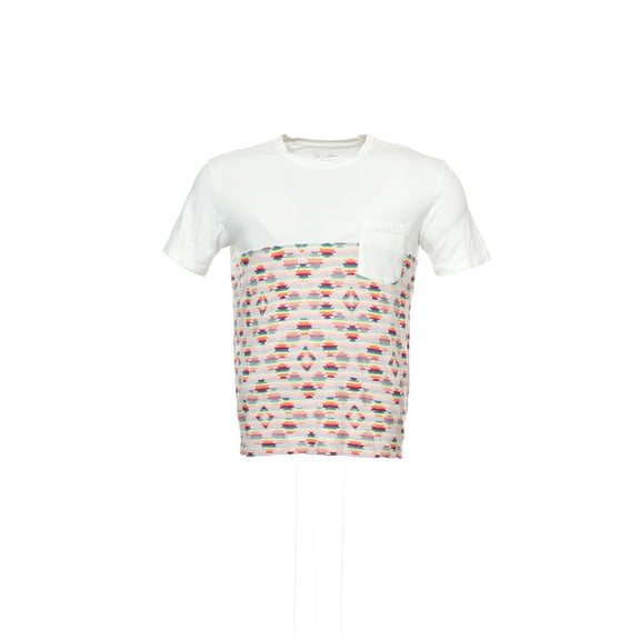 Supima Collection by Majestic Men's Abstract T-Shirt Tee Shirt (Medium, White)