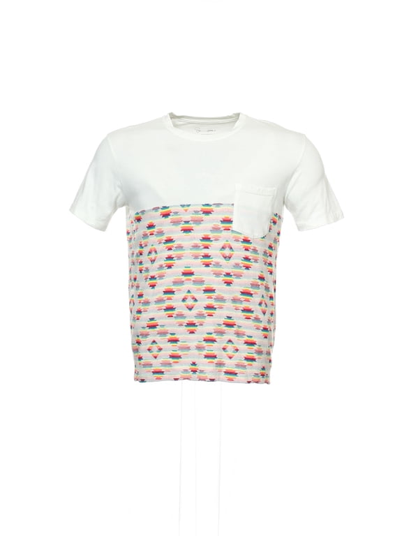 by Majestic Men's Abstract T-Shirt Tee Shirt (Medium, White)