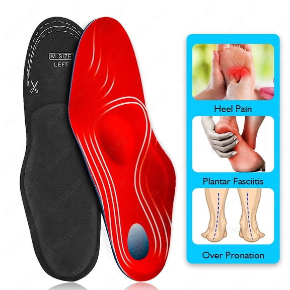 Supination Insoles Arch Support Inserts Orthopedic Insoles for Standing All Day Tendonitis Plantar Fasciitis Metatarsalgia Soft EVA Foam