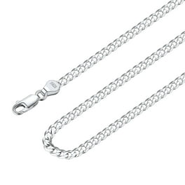 Sterling Silver Heavy Cable Chain Necklace 13 inch Adjustable - Made in the USA Sterling Silver Heavy Cable Chain Necklace 13 inch Adjustable - Made in the USA