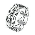 thumbnail image 1 of Suplight 925 Sterling Silver Retroc Celtic Knot Band Ring 8mm Irish Celtic Finger Ring for Women Men, 1 of 9