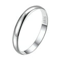 thumbnail image 1 of Suplight Sterling Silver Rings for Women Simple Plain Band Rings Stacking Ring for Women Men, 1 of 9