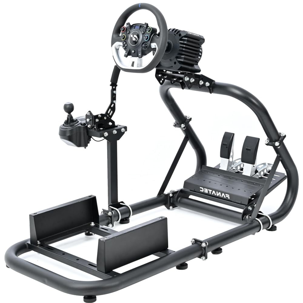 Marada G29 Racing Simulator Cockpit With Gaming Seat – Black/Red, Fits Logitech, Thrustmaster, All Major Consoles & PC