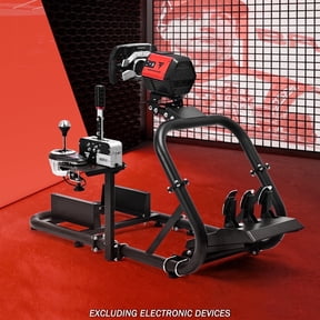 Supllueer Adjustable Racing Simulator Cockpit Wheel Stand Round Tube Adjustable For Logitech G29 G920 Thrustmaster.Excluding electronic devices