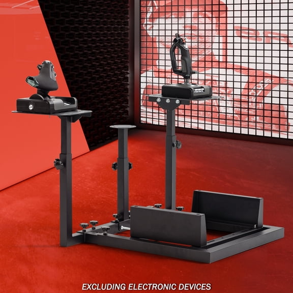 Supllueer Flight Simulator Cockpit Stand Adjustable Fits Thrustmaster Hotas Warthog Logitech Fanatec.Excluding Electronic Devices