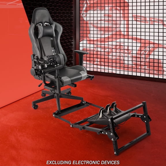 Supllueer Flight Simulator Cockpit Joystick Bracket With Gaming Gray Chair Fits For Logitech X52Pro Thrustmaster.Excluding electronic devices