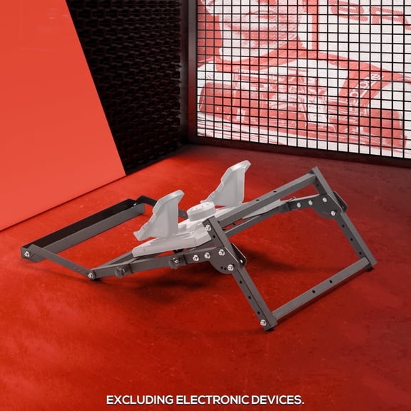 Supllueer Flight Racing Pedal Stand Stable With Seat Slot For Simulator Cockpit Fits Logitech Thrustmaster Fanatec.Excluding electronic devices