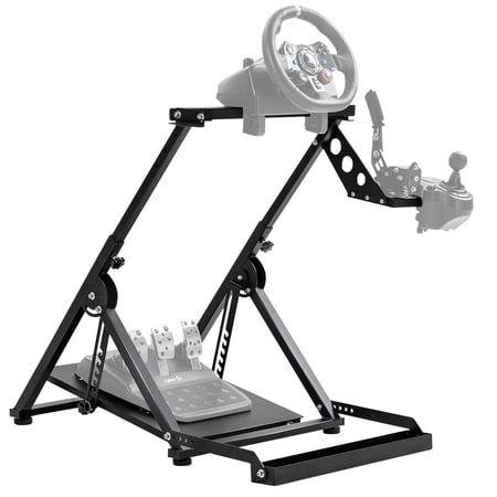 Supllueer Foldable Racing Wheel Stand Simulator Cockpit With Fixed Slot for Logitech G29 G920 G923 Thrustmaste Fanatec.Excluding electronic devices