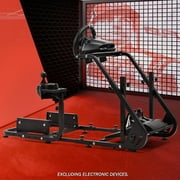 Supllueer G29 Racing Gaming Sim Cockpit Stand with TV Stand Mounting Holes Fit Logitech Thrustmaster