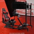 thumbnail image 1 of Supllueer Racing Simulator Cockpit With Triple Monitor Stand & Red Seat Fit Logitech G29 G923 G920 Thrustmaster T300 Fanatec.Excluding electronic devices, 1 of 21