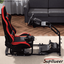 Supllueer Racing Simulator Cockpit with Gaming Seat Logitech G920 G923 Thrustmaster T248 T300RS
