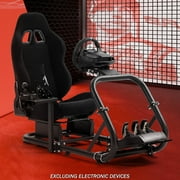 Supllueer Racing Simulator Cockpit with Seat Fit Logitech G29 G923 G920 Thrustmaster T248 T300RS