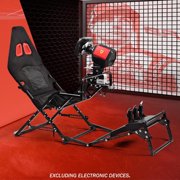 Supllueer Racing Simulator Cockpit x-shaped Belt Seat Foldable Fits Logitech G923 G920 Fanatec Thrustmaster.Excluding electronic devices