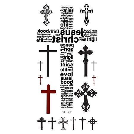 Supperb® Temporary Tattoos - Cross Tattoos