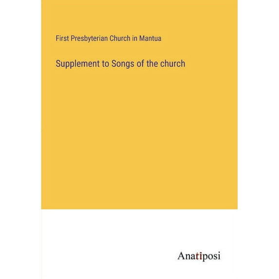 Supplement to Songs of the church