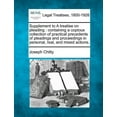 thumbnail image 1 of Supplement to A treatise on pleading: containing a copious collection of practical precedents of pleadings and proceedings in personal, real, and mixed actions. (Paperback), 1 of 1