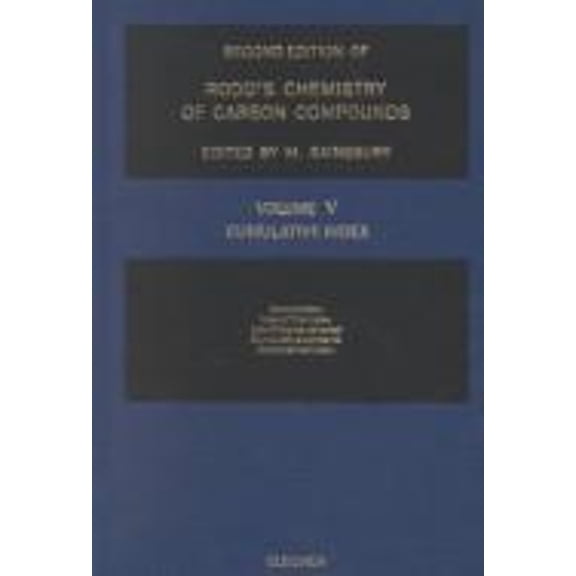 Pre-Owned Supplements to the 2nd Edition of Rodd's Chemistry of Carbon Compounds Vol. IV, Pt. G : Six-Membered Ring Compounds Where the Hetero-Atom is Phosphorus, Arsenic, Antimon (Hardcover) 97804...