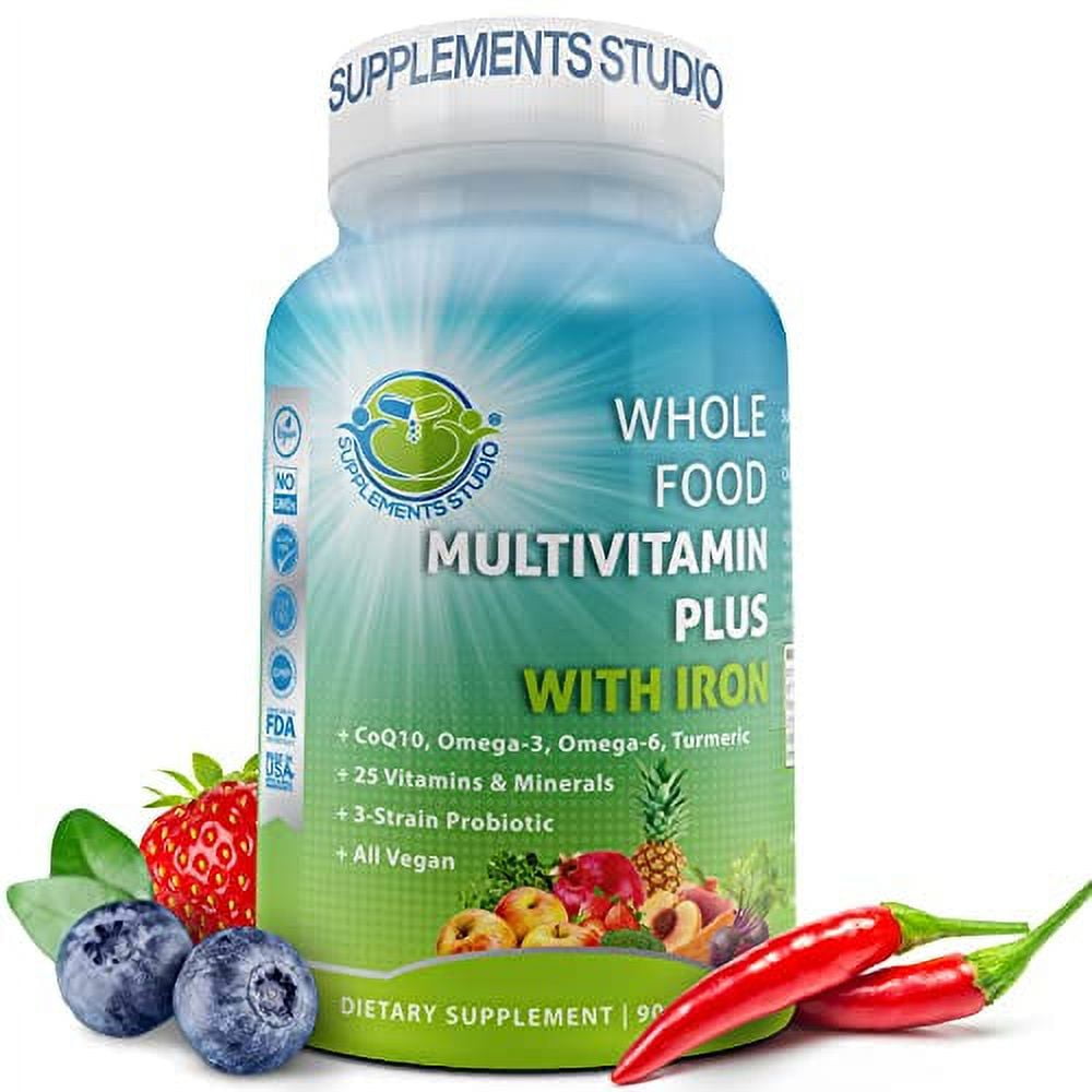 Supplements Studio Daily Vegan Whole Food Multivitamin Plus for Men