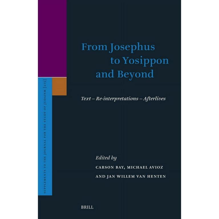 Supplements to the Journal for the Study of Judaism: From Josephus 