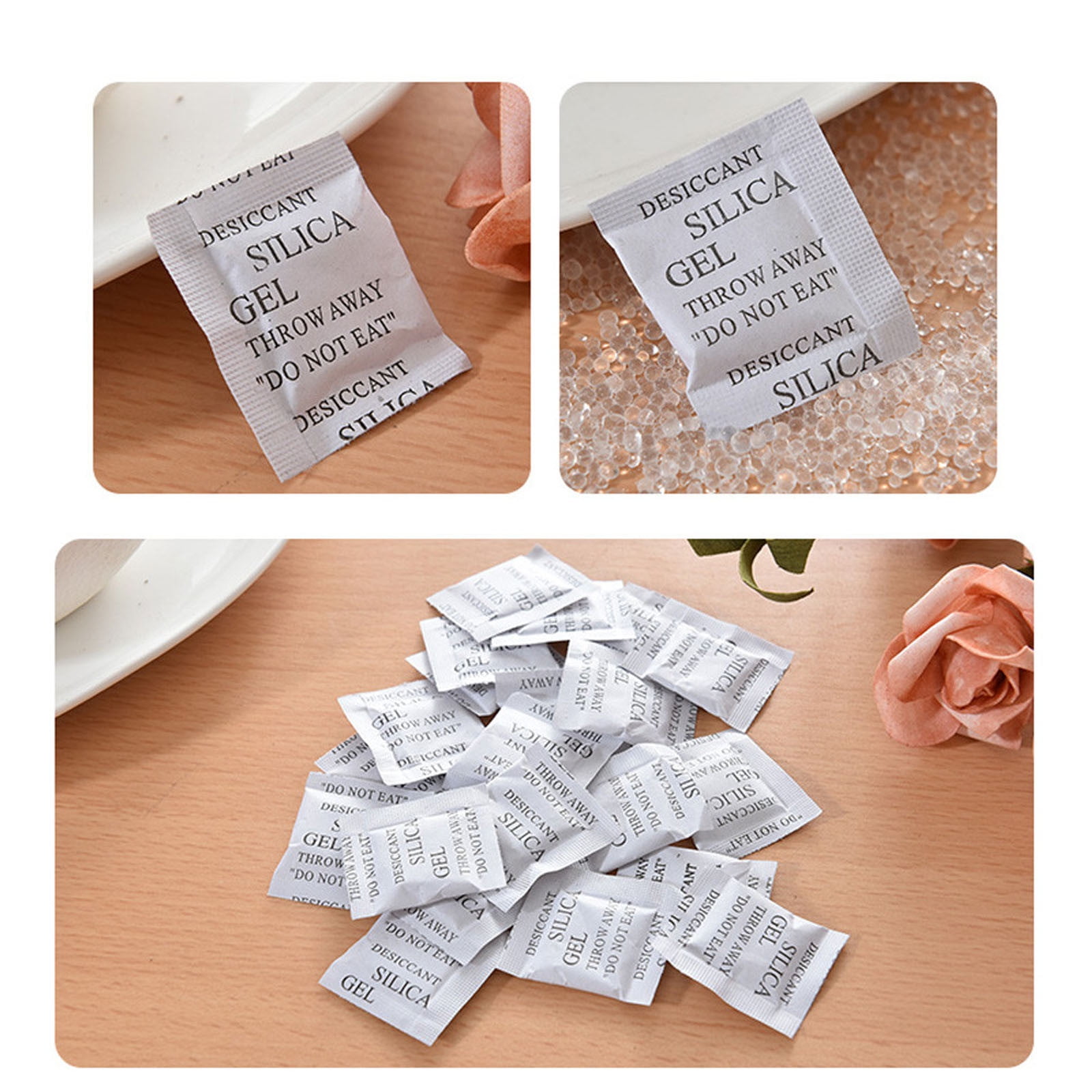Supplies 10 Packs 1g Silica Gel Desiccant Dehumidifier for Absorption and Odor Elimination in Storage