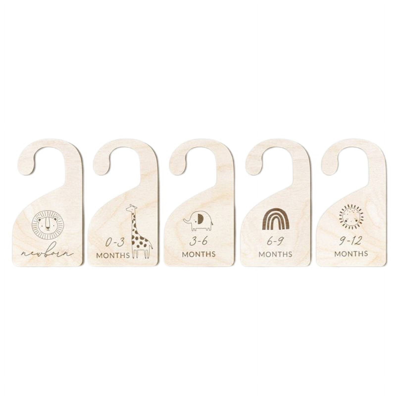 Supplies Baby Closet Divider Wood Nursery Closet Clothes Organizers ...