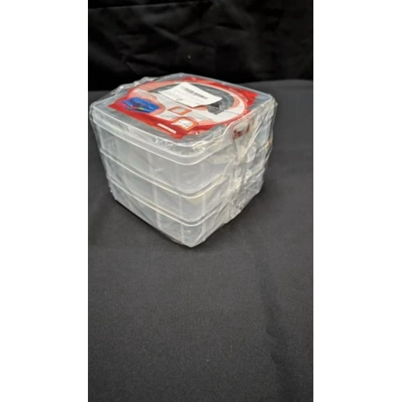 Supplies Storage Rainbow Baby 3-Tier Beauty With Dividers-18 Compartments