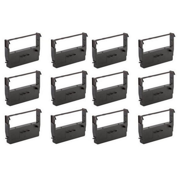 SuppliesMAX Compatible Replacement for M760/M780/TM-760/TM-780/TM-790 Purple P.O.S. Printer Ribbons (12/PK) (ERC-37P_12PK)