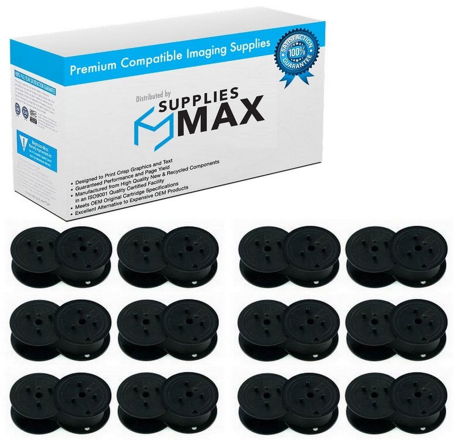 SuppliesMAX Compatible Replacement for Olympia EC-5000/6000 Purple Printer Ribbons (12/PK) (72726P_12PK) - image 1 of 8